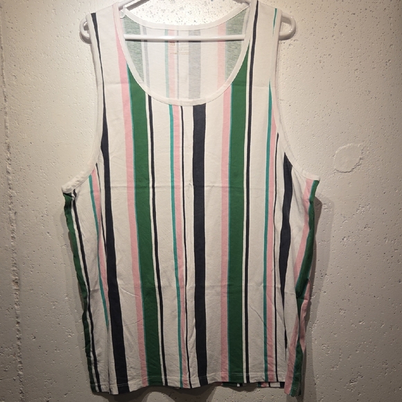 Simons Other - Simons Men's Multicolour Striped Tank Top (XL)